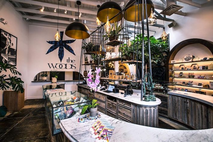 The Woods dispensary in Los Angeles California