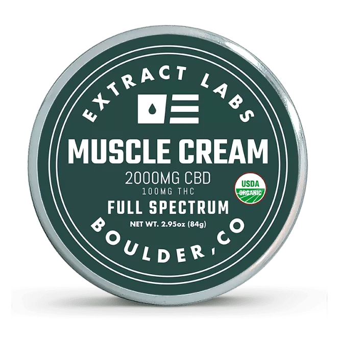 Organic CBD muscle cream