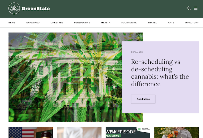 GreenState cannabis publication