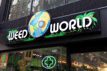 Marijuana dispensary store in New York City