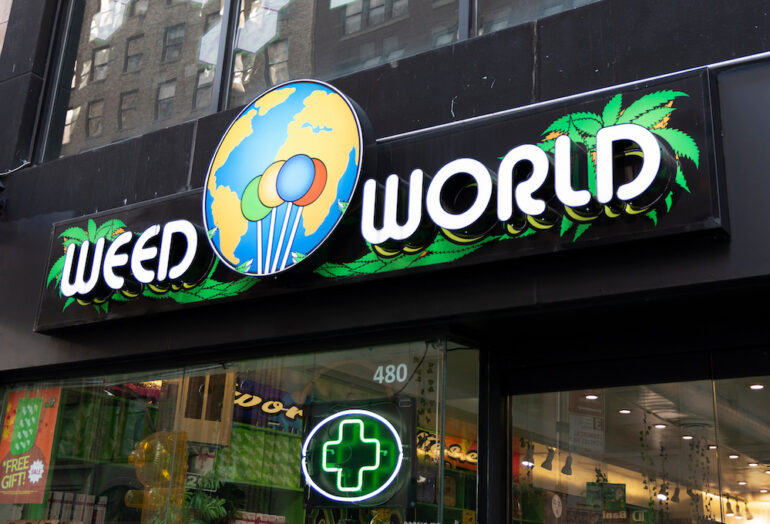 Marijuana dispensary store in New York City