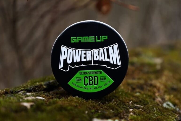 Strong CBD topical balm for pain relief