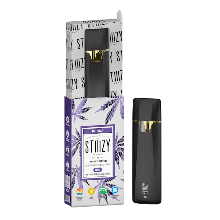 Indica HHC vape pen with live resin