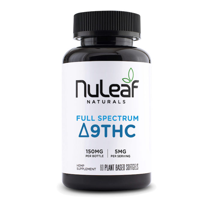 Full-spectrum delta-9 THC capsules