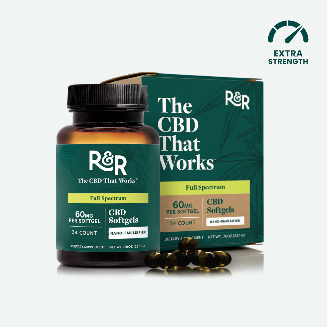 R&R Multifunctional CBD Softgels