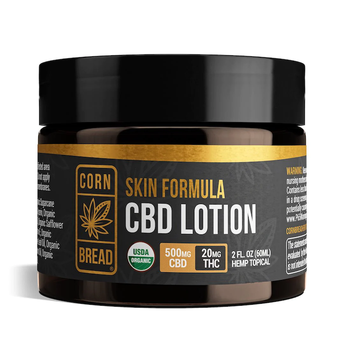 CBD lotion for targeted pain relief
