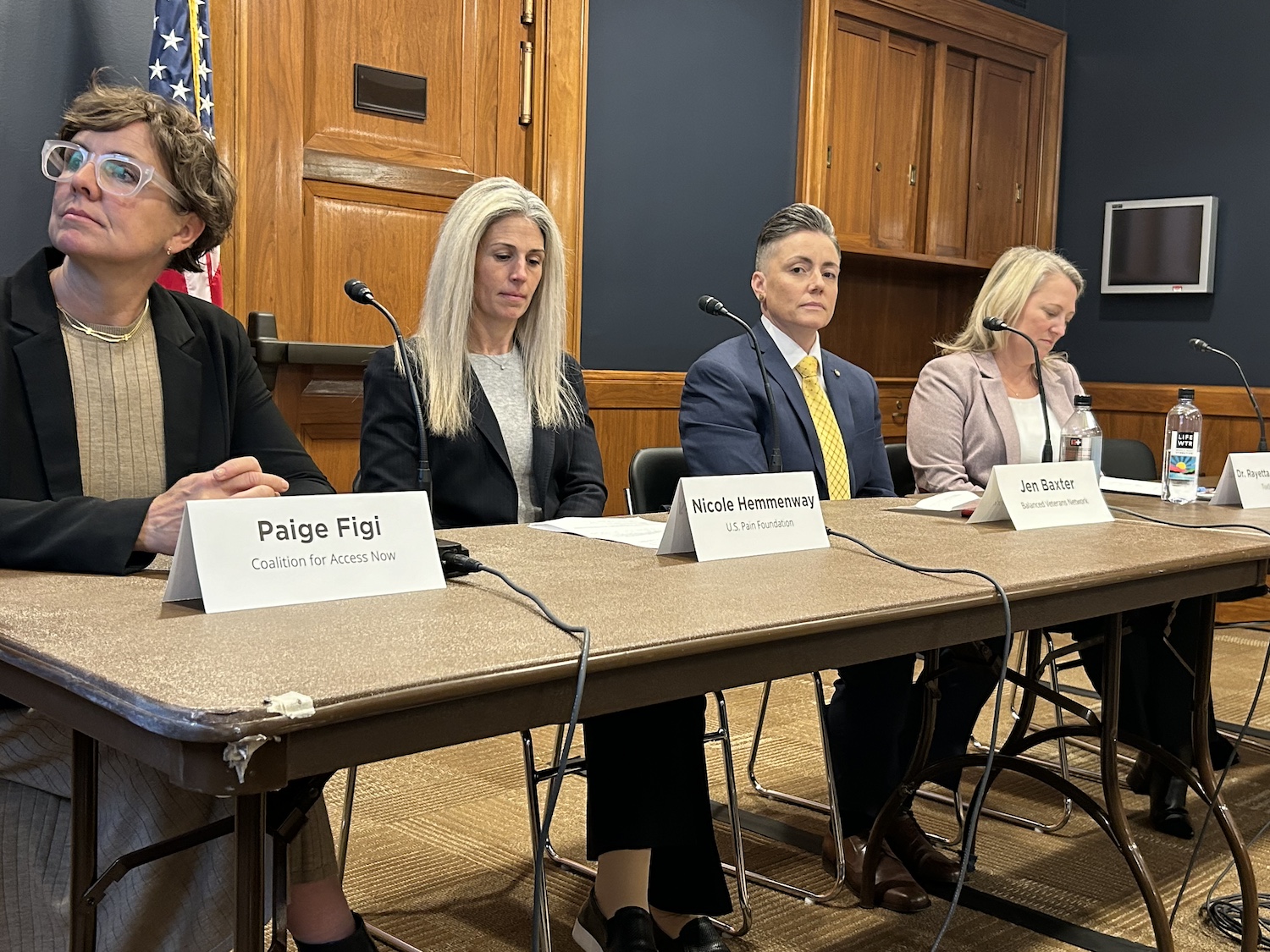 Members of One Hemp Coalition briefing Congress committee about regulation of CBD products