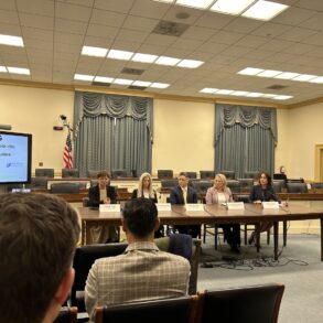The members of the One Hemp organization present a briefing to Congress members about CBD regulation