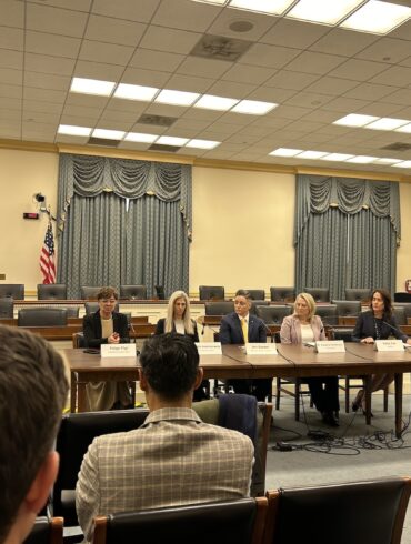 The members of the One Hemp organization present a briefing to Congress members about CBD regulation