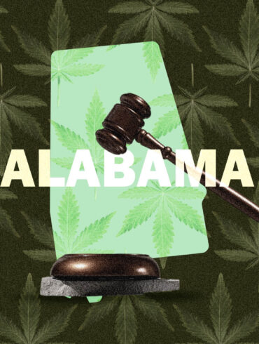 Map of cannabis laws in Alabama