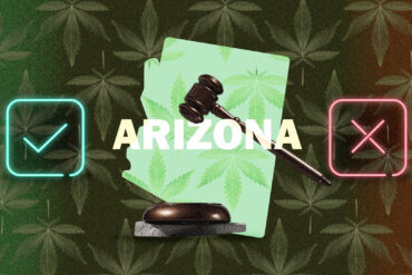Map of marijuana legality in Arizona