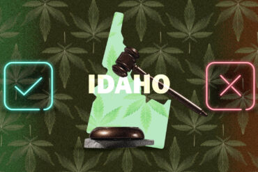 Map of marijuana laws in Idaho