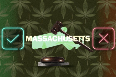 Map of marijuana laws in Massachusetts