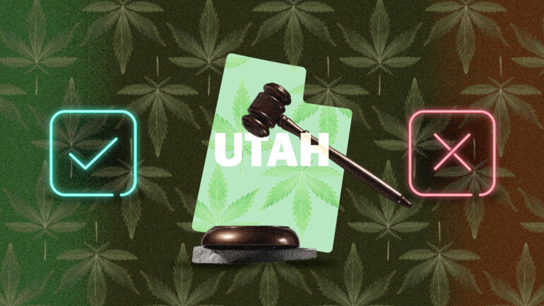 Utah marijuana legality map