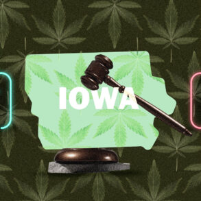 Iowa cannabis laws map