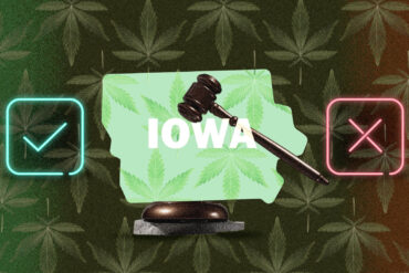 Iowa cannabis laws map