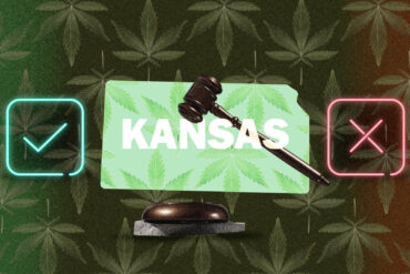 Kansas marijuana laws map