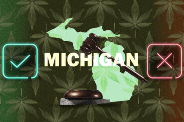 Michigan cannabis laws map