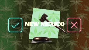 New Mexico map of marijuana laws