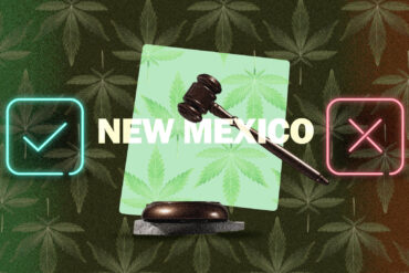 New Mexico map of marijuana laws