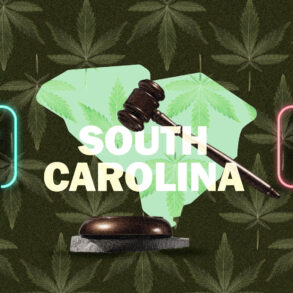 Map of marijuana legality in South Carolina