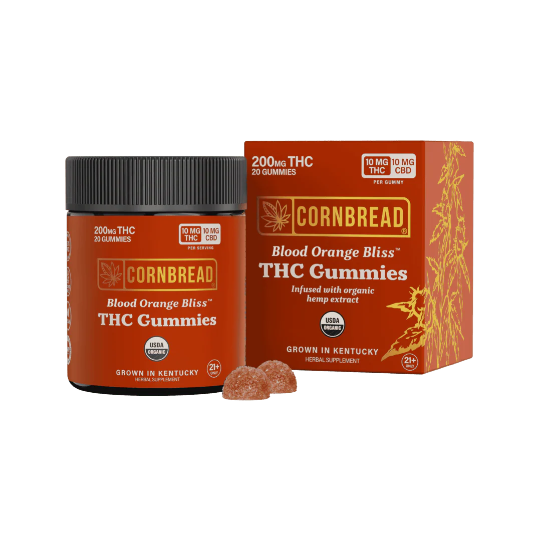 Cornbread Hemp Blood Orange Bliss THC Gummies