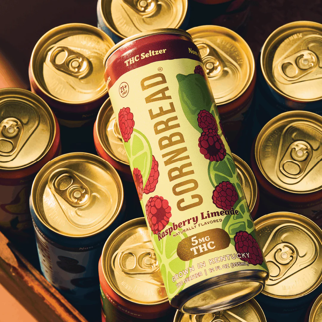 Cornbread Hemp Raspberry Limeade THC Seltzer