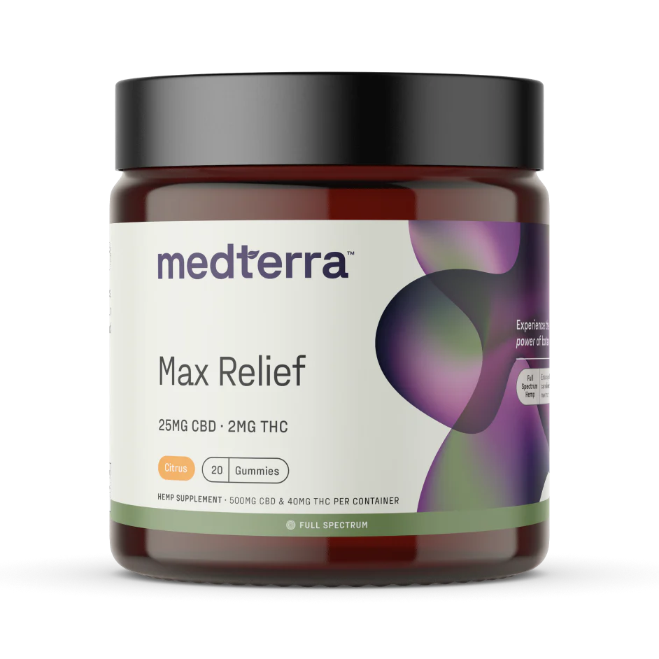 Medterra Max Relief Full Spectrum Gummies