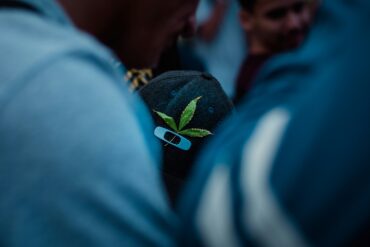 cannabis leaf hat