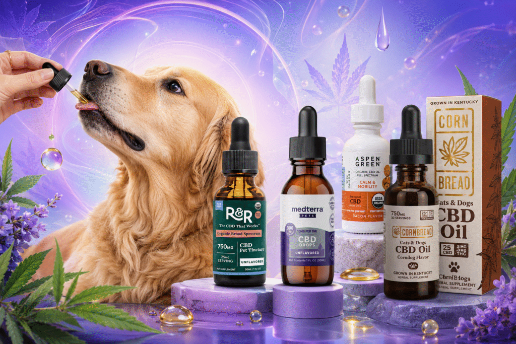 Best CBD Oils for Dogs in 2026