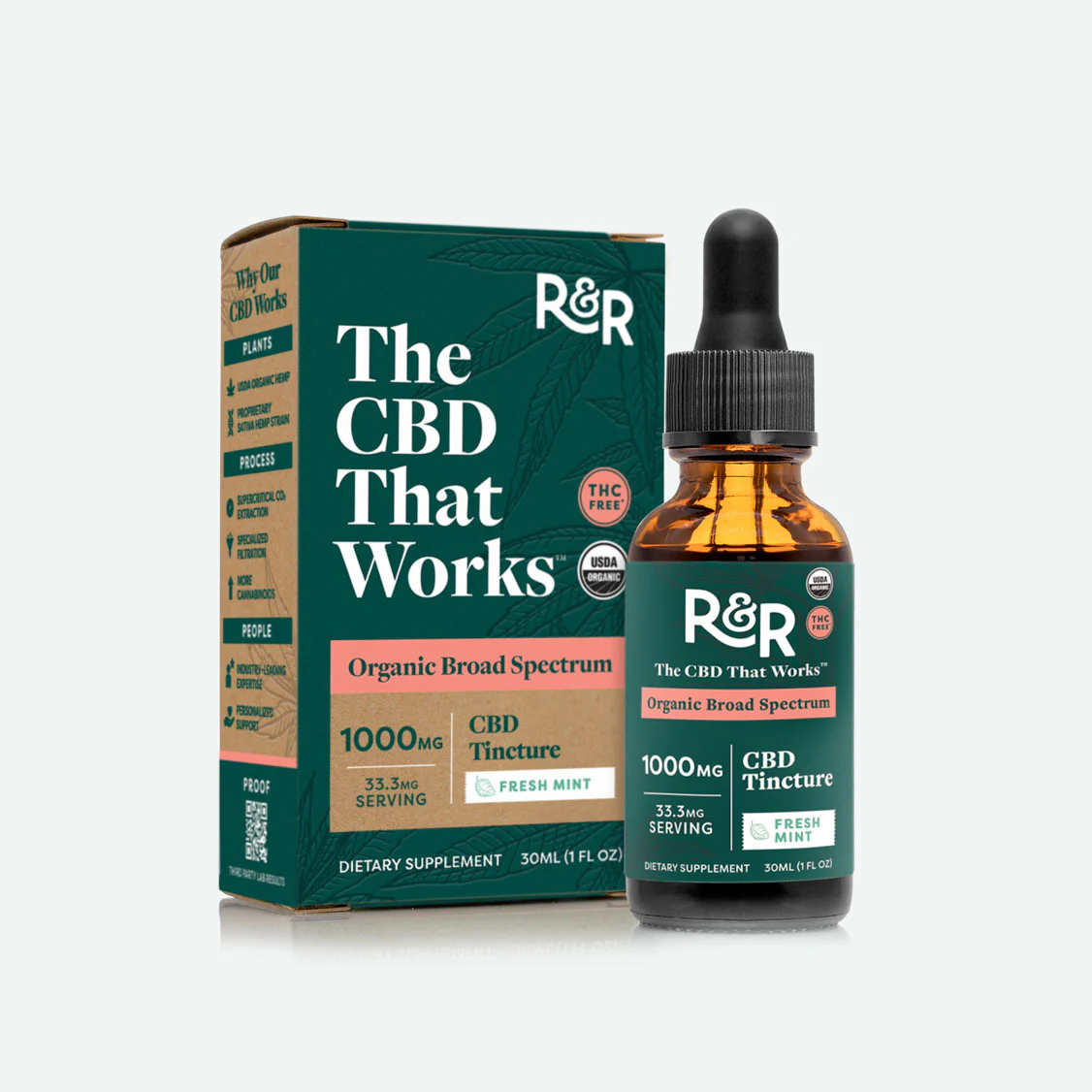 R&R Multifunctional THC-Free CBD Tinctures